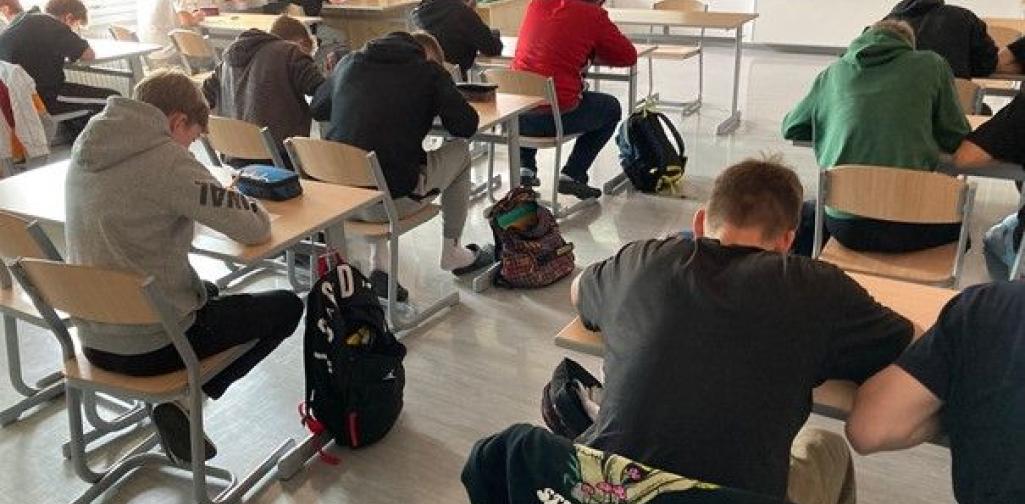 Schüler in der Klasse